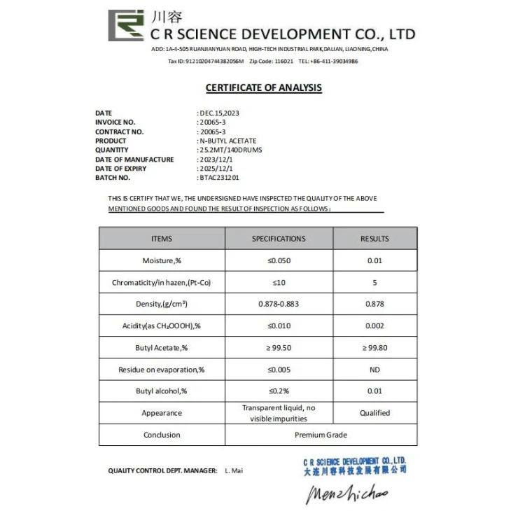 Butyl Acetate Used in Paint